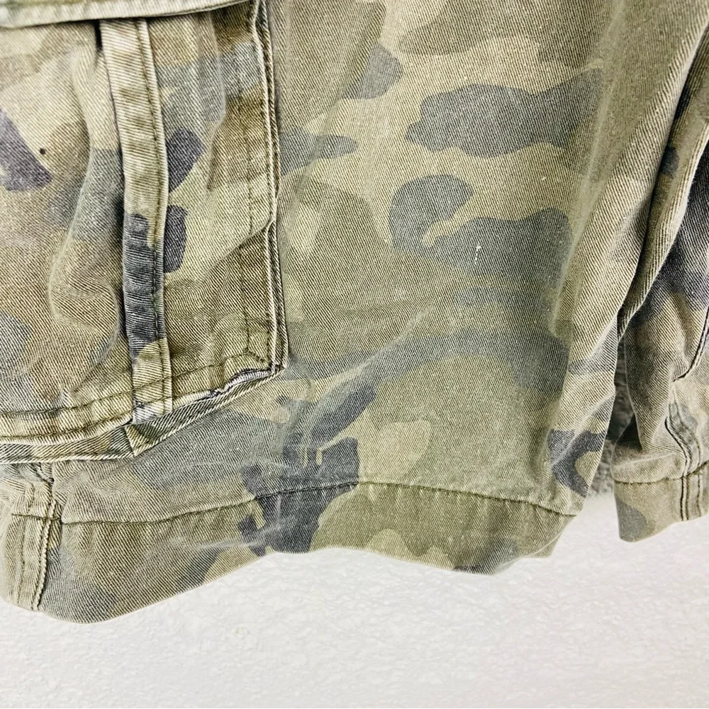 Hurley Y2K cotton Camouflage Cargo Men Shorts size 32